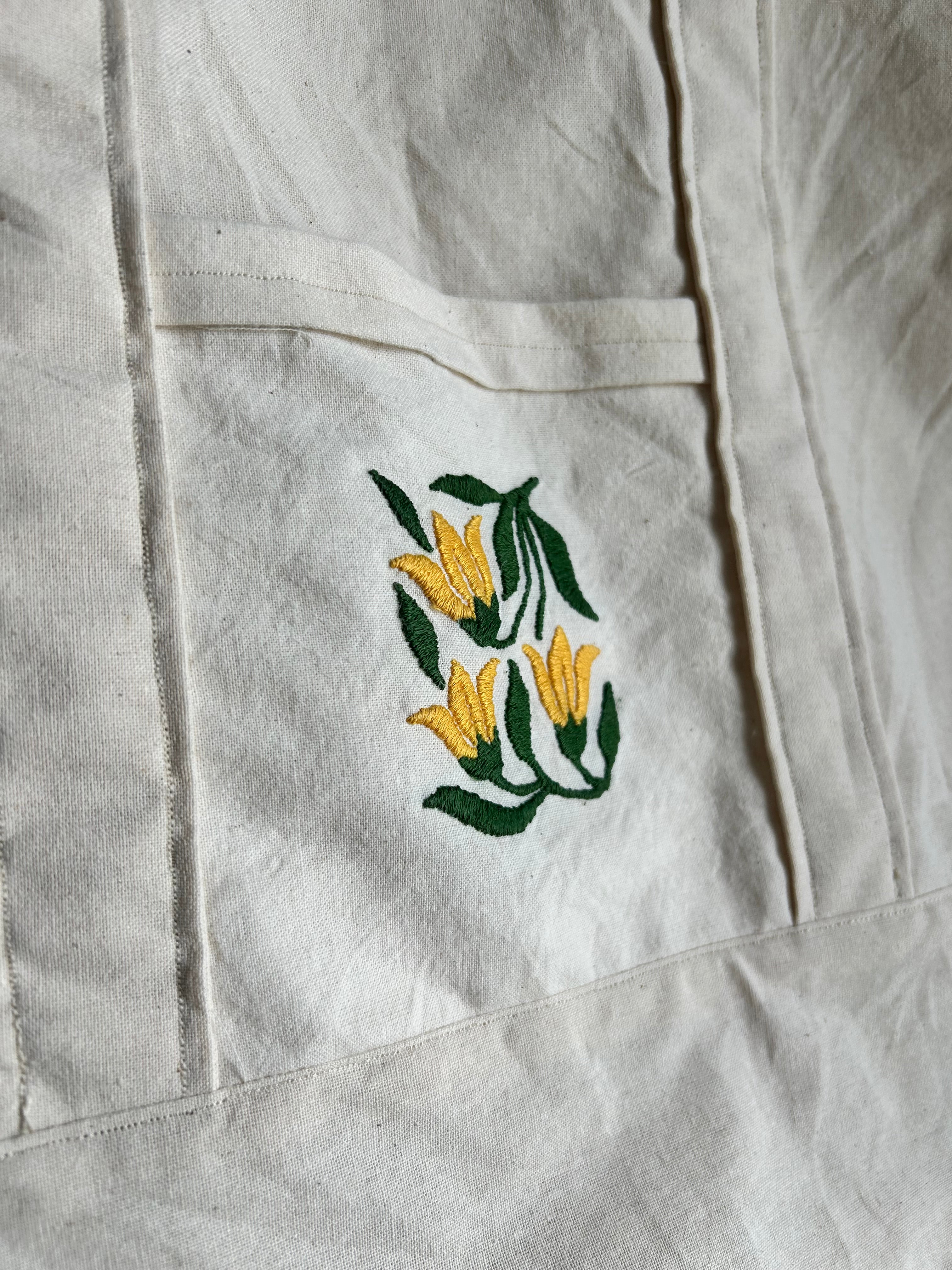 Tote bag avec illustration brodée