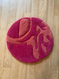 Tapis abstrait circulaire